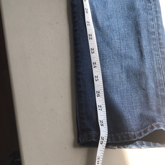 J Brand Womens Aidan Jeans Straight Ringer distressed ripped Blue Size 24 - Picture 11 of 14